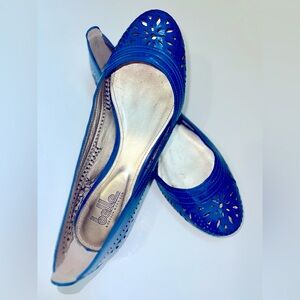Belle by Sigerson Morrison Blue Flats - Size 8